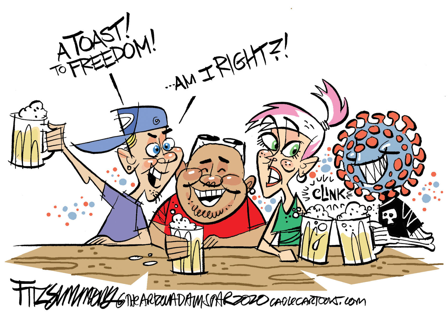Daily Fitz Cartoon: Open